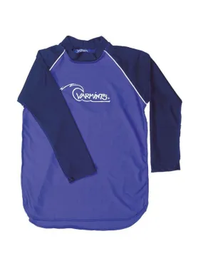 3004 Ozi Varmints Long Sleeve Rash Vest 50  UPF - Ocean