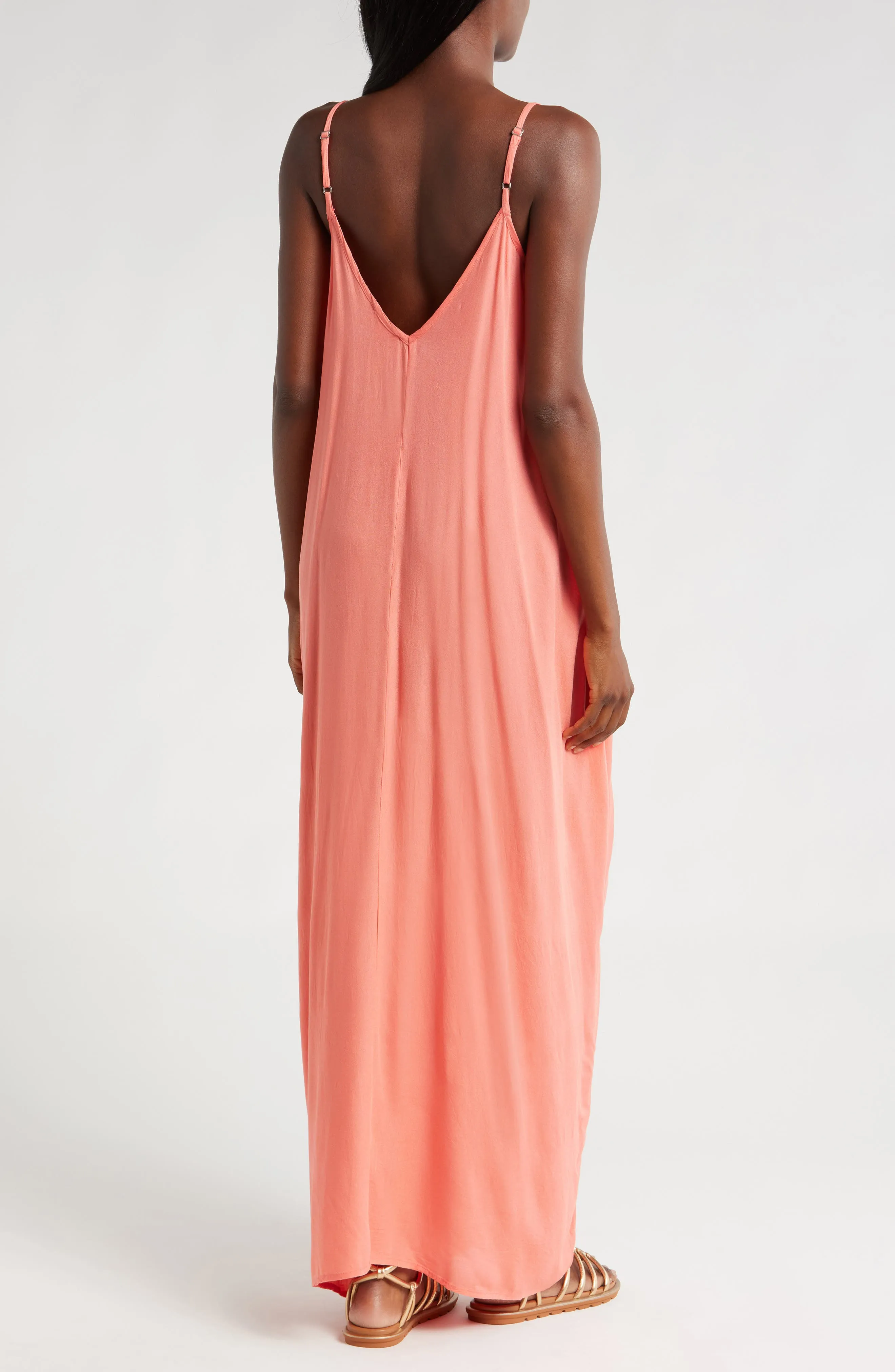 4 Comfy V-Back Cover-Up Maxi Dress