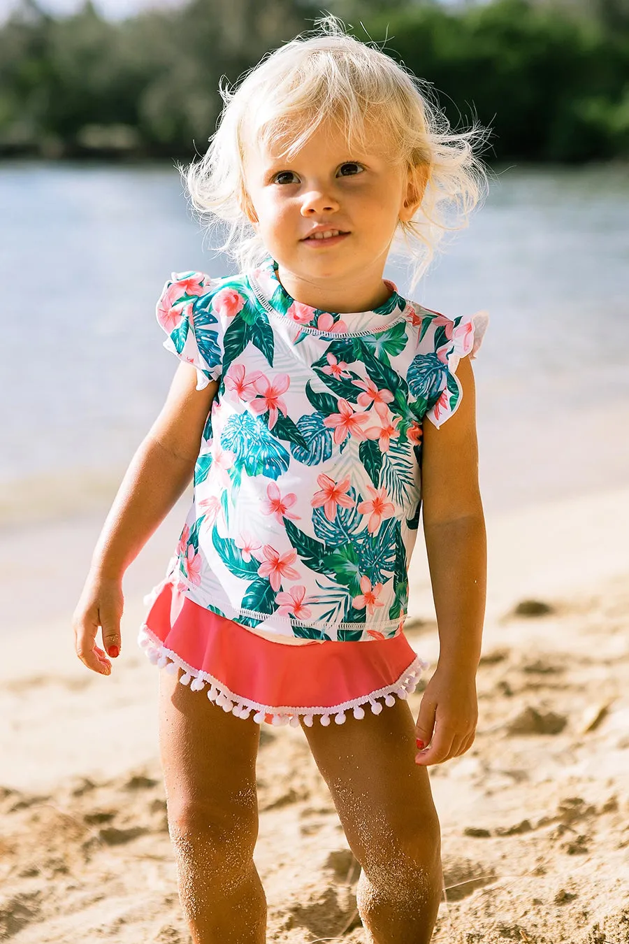 Baby Swim Feather 4 Arrow Seashell Set - Paradise