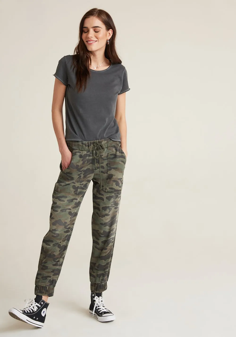 Bella Dahl Camo Pocket Jogger Vintage Camo