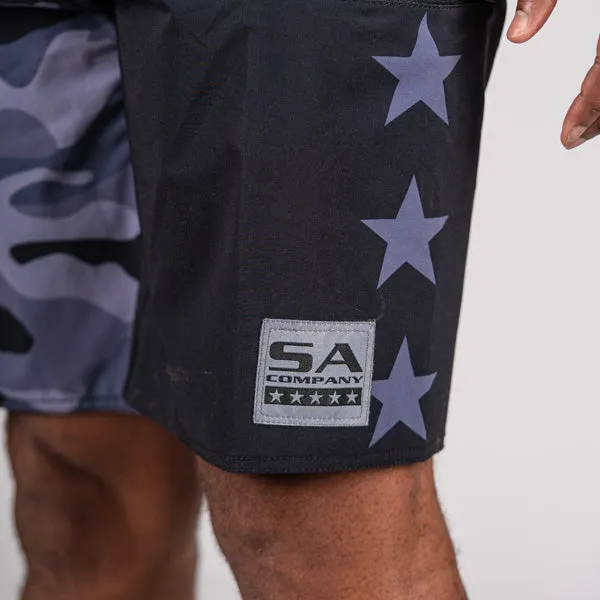 Board Shorts | 5 STAR | Grey Camo