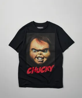 Chucky Face Short Sleeve Tee - Black