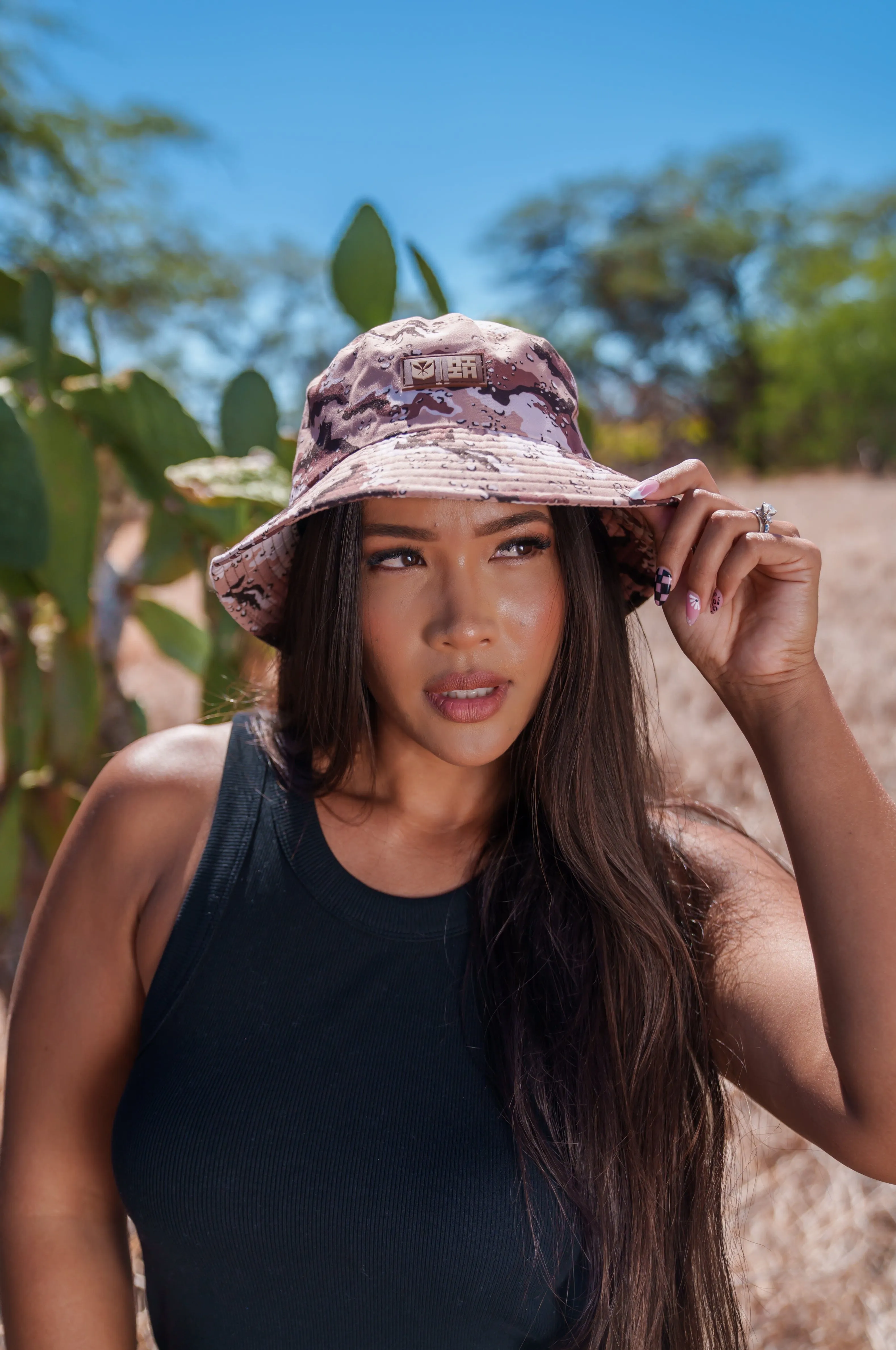 DESERT COMBAT CAMO MINI COLLECTION BUCKET HAT (ALL SALES FINAL)