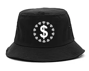 Diamonds Money Sign Logo Bucket Hat