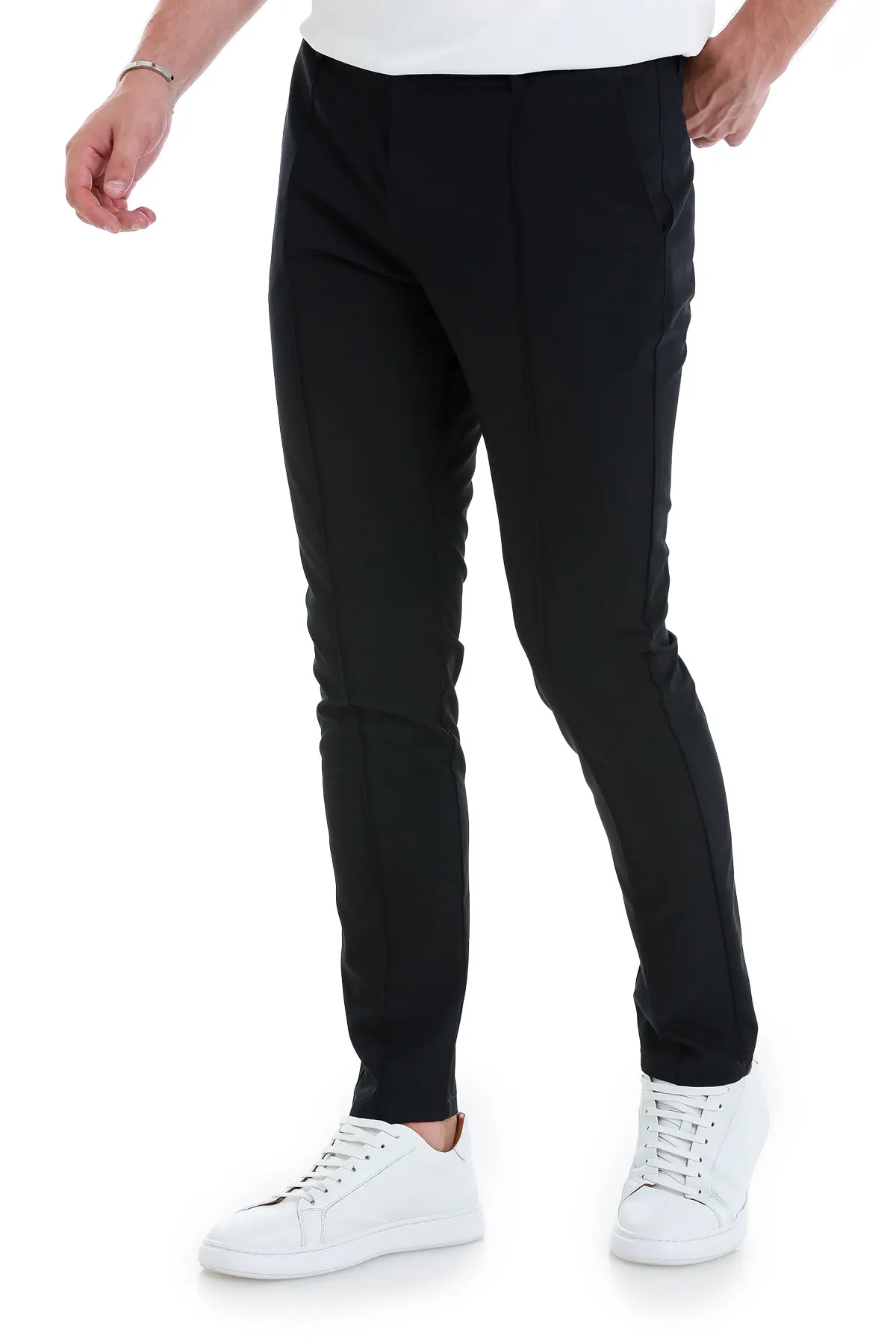 Dynamic Fit Side Pocket Navy Jogger Pants