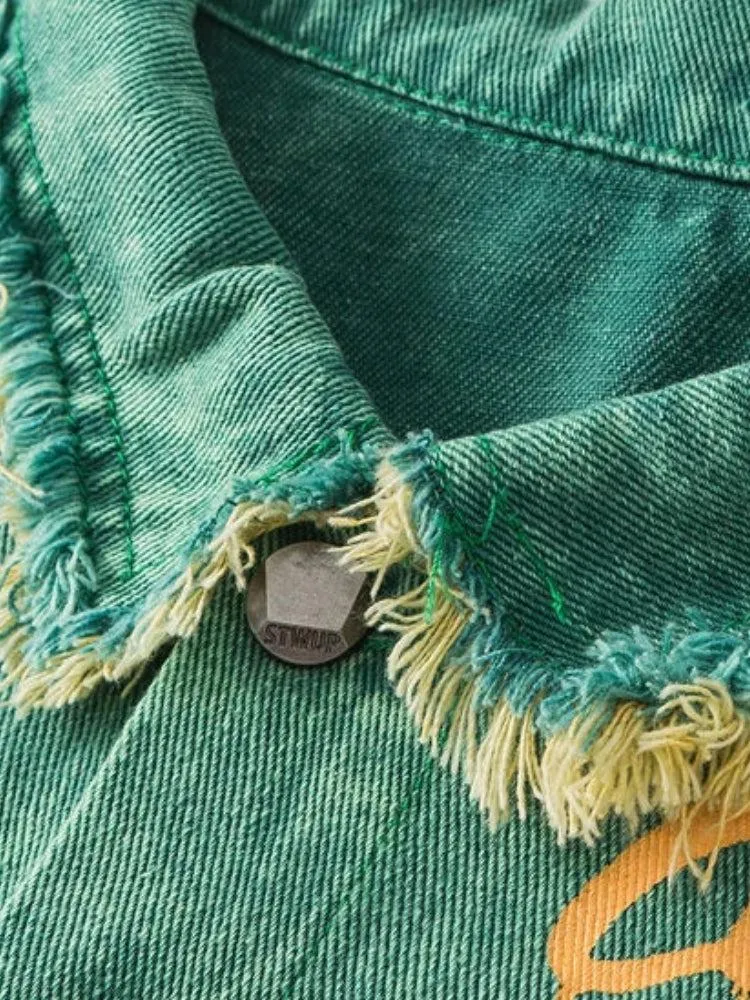 Green Denim Jacket