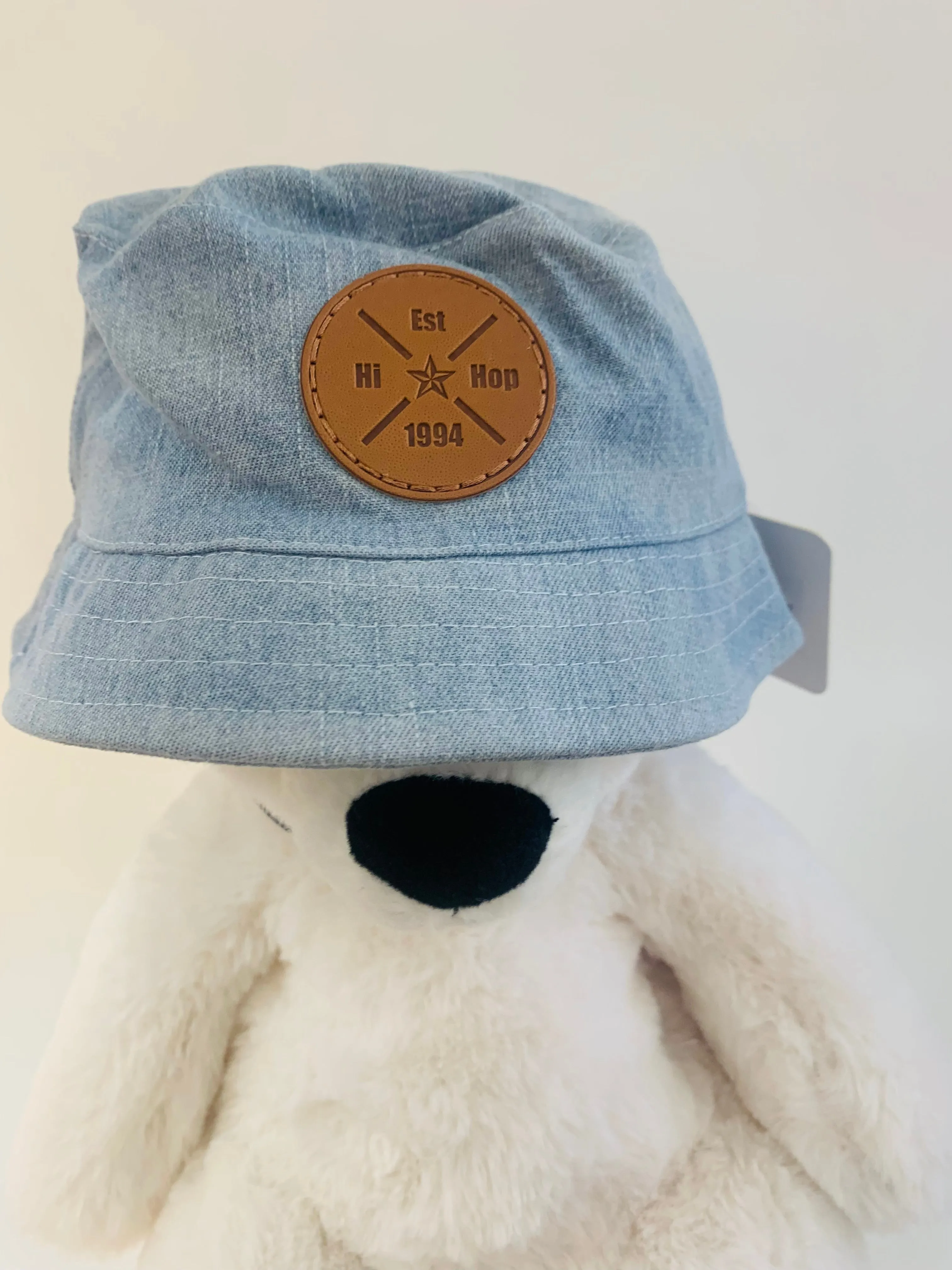 (Hi Hop Denim Bucket Hat 6-12 month old