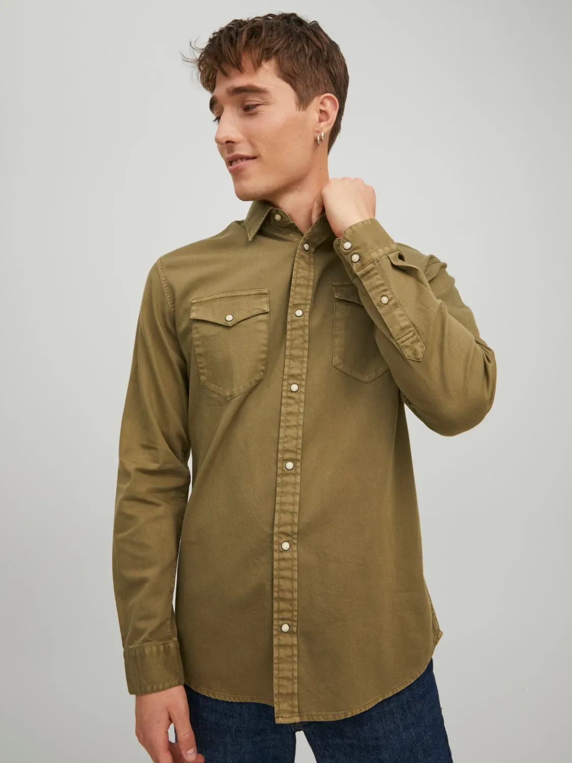 Jack & Jones Western Shirt Green