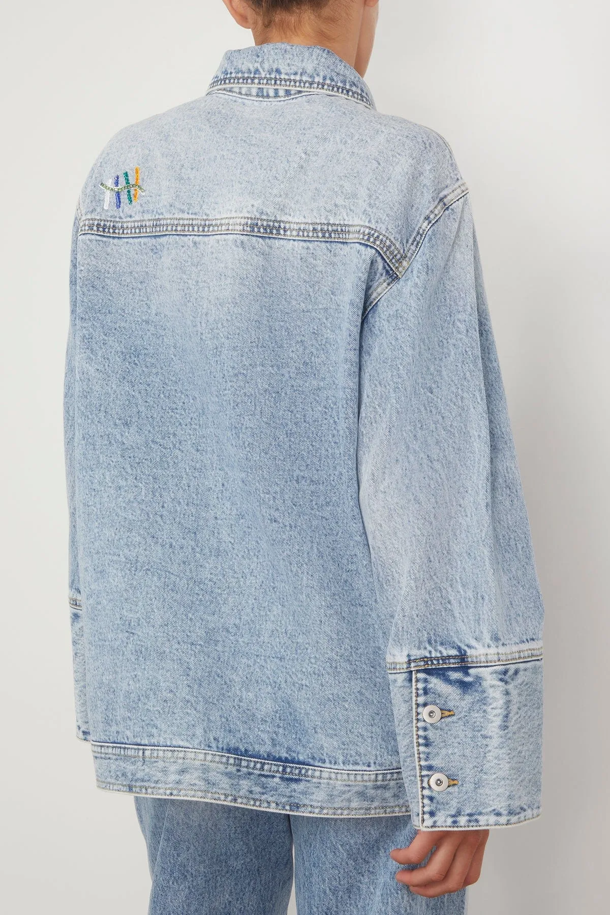 Jackpot Denim Jacket in Denim Blue