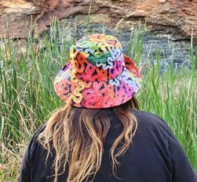 Juluwarlu - Reversible Bucket Hat - Design by Tootsie Daniel (m/jul030)