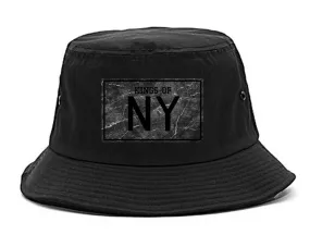 Kings Of NY Granite Print Bucket Hat