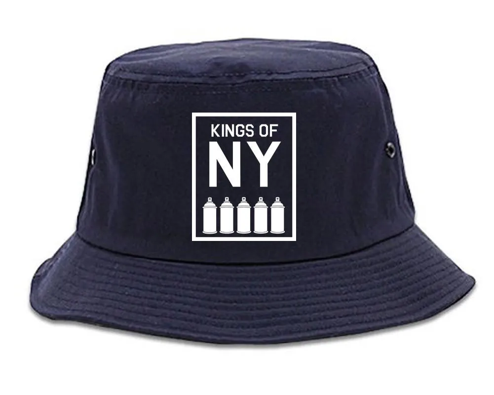 Kings Of NY Spray Can Graffiti Art Bucket Hat