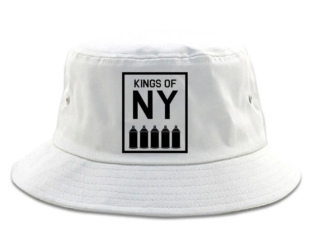 Kings Of NY Spray Can Graffiti Art Bucket Hat