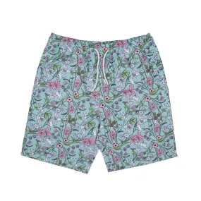 Nermal Floral Board Shorts (Aqua)