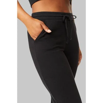 Open Box - Hanes Women's Regular Tapered Leg Ankle Jogger Leggings Midweight