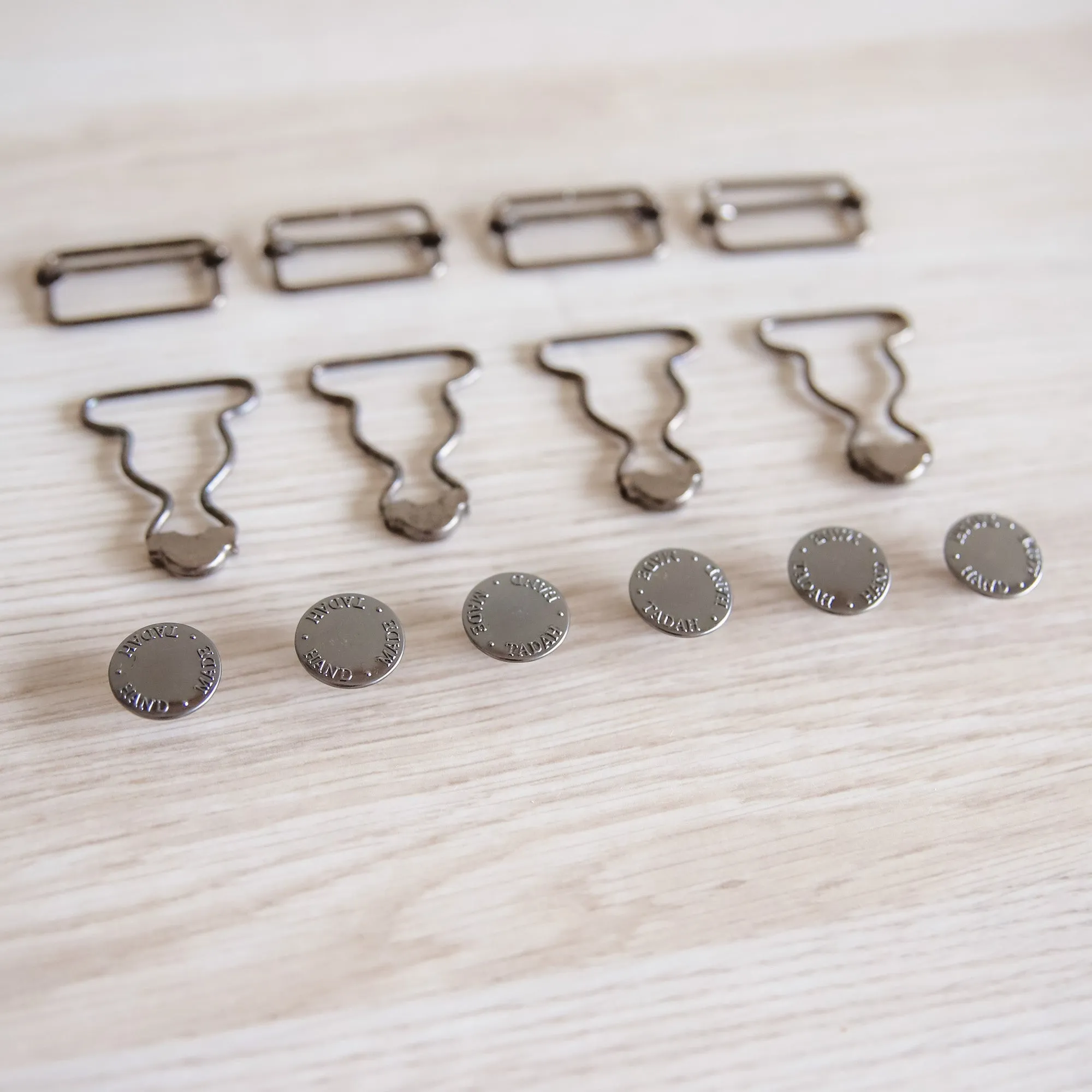 Overalls Hardware Kit ~ 32mm ~ Kids & Teen size