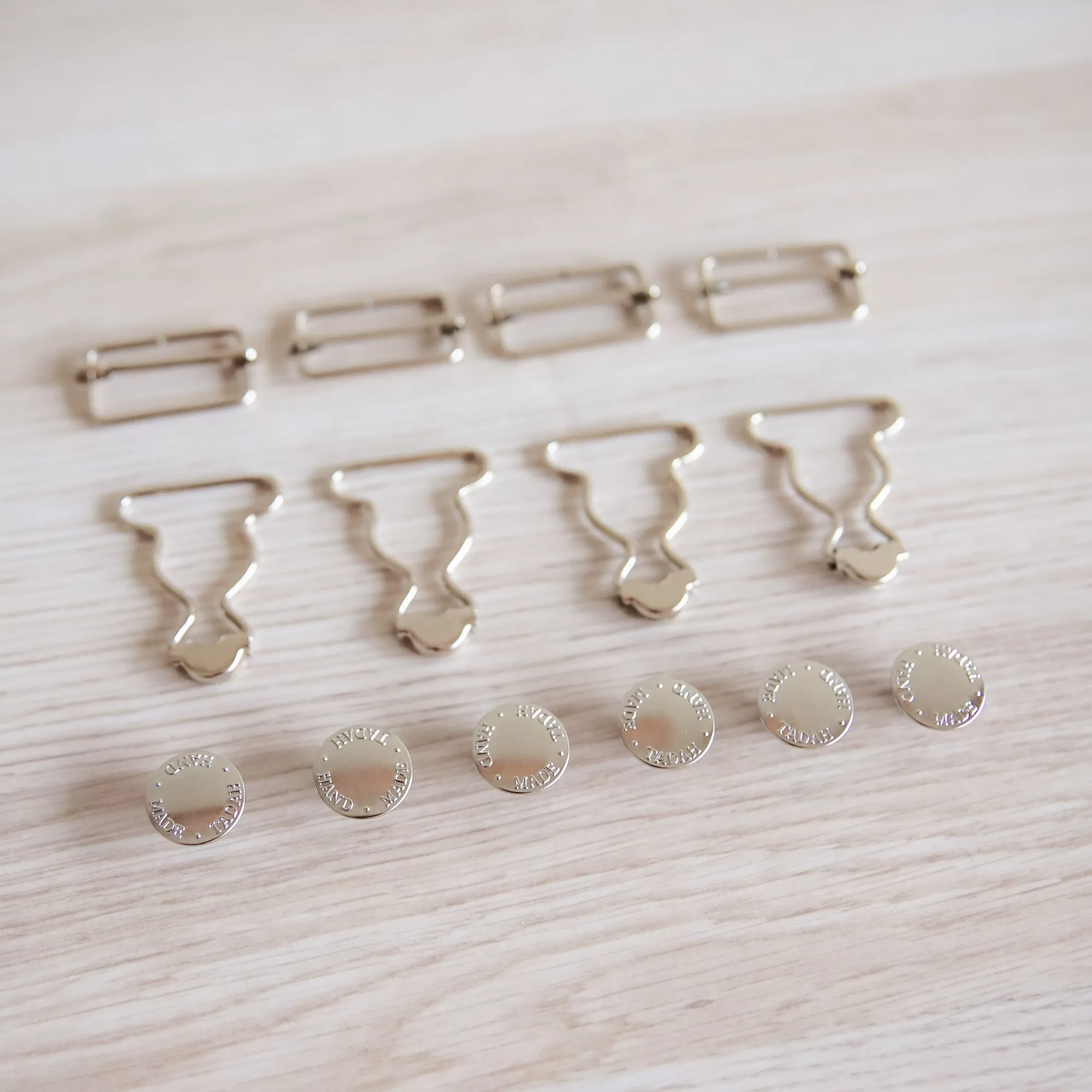 Overalls Hardware Kit ~ 32mm ~ Kids & Teen size