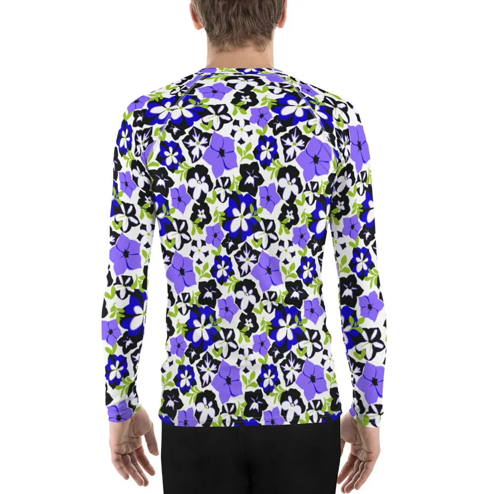 Petunias Unisex Rash Guard (POD)