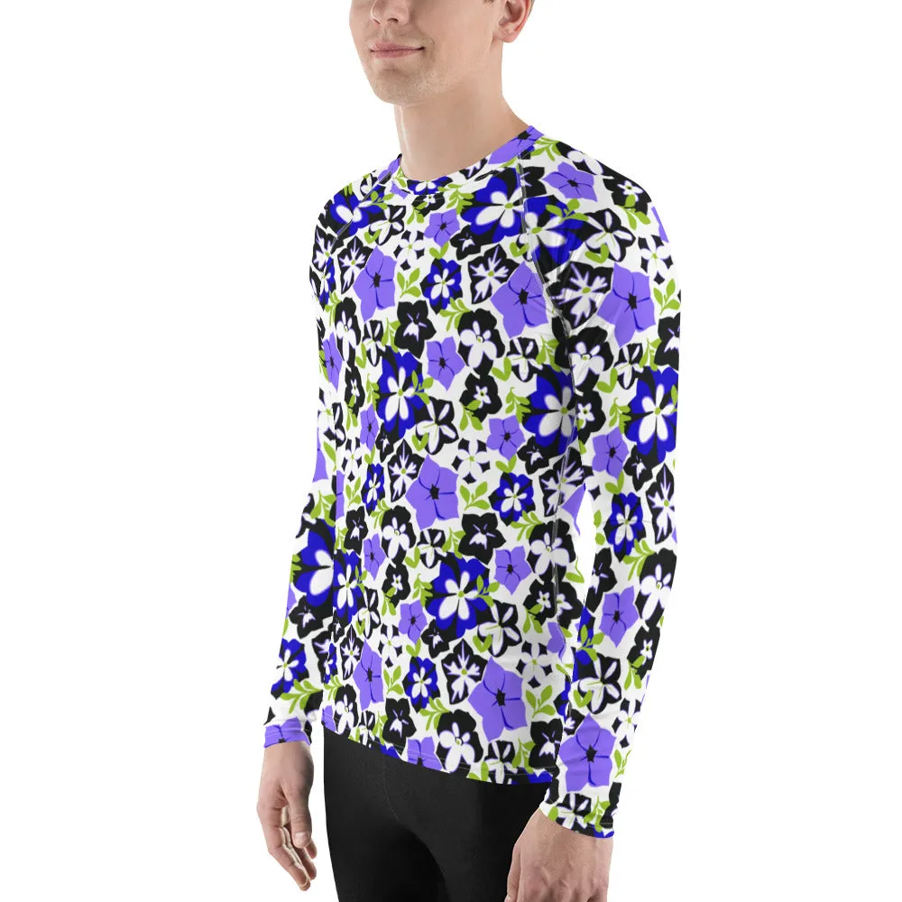 Petunias Unisex Rash Guard (POD)