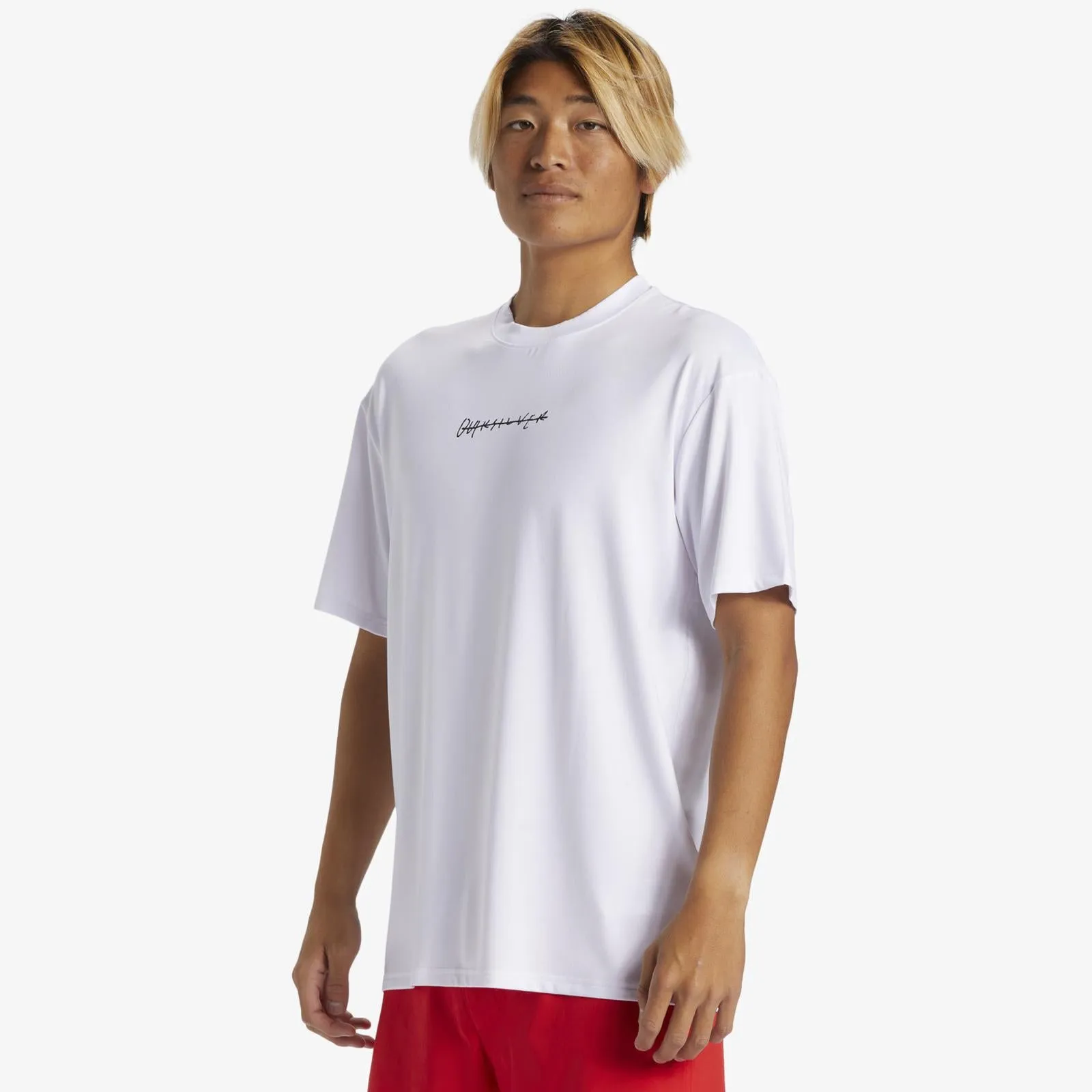 Quiksilver Mens DNA Rushed Logo Rash Vest