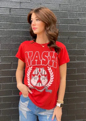 Recycled Karma Nash Tee | Red