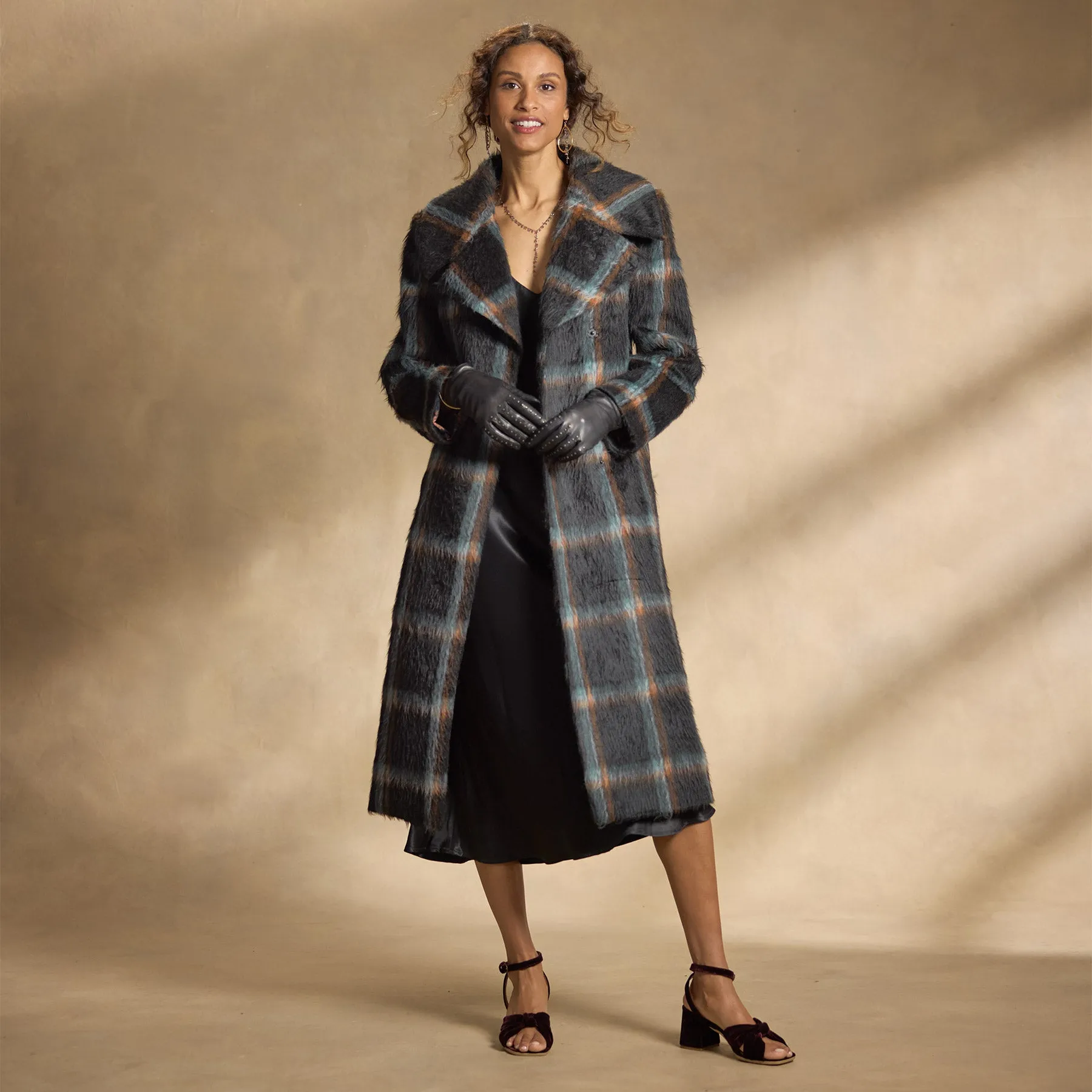 Rosemarie Plaid Coat