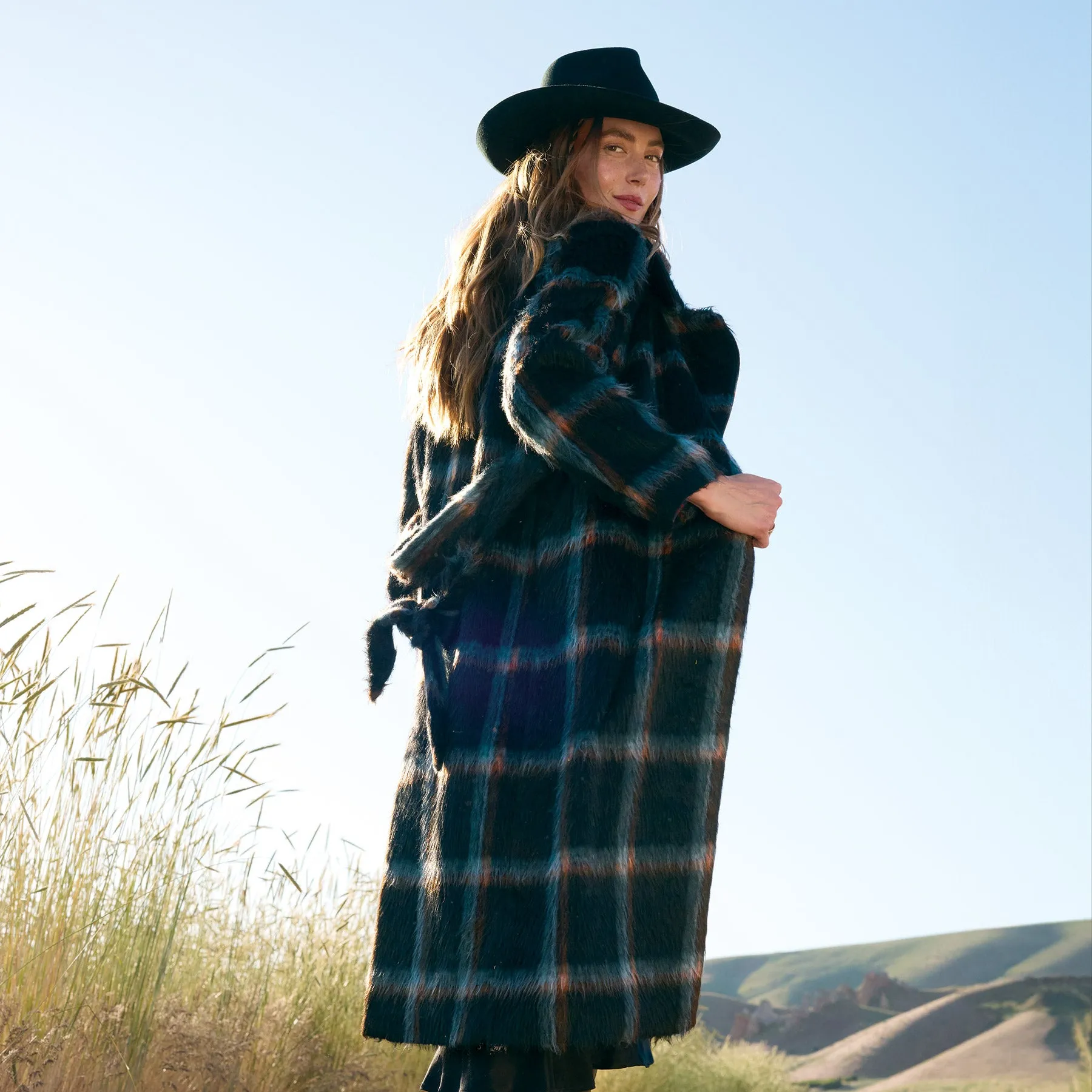 Rosemarie Plaid Coat