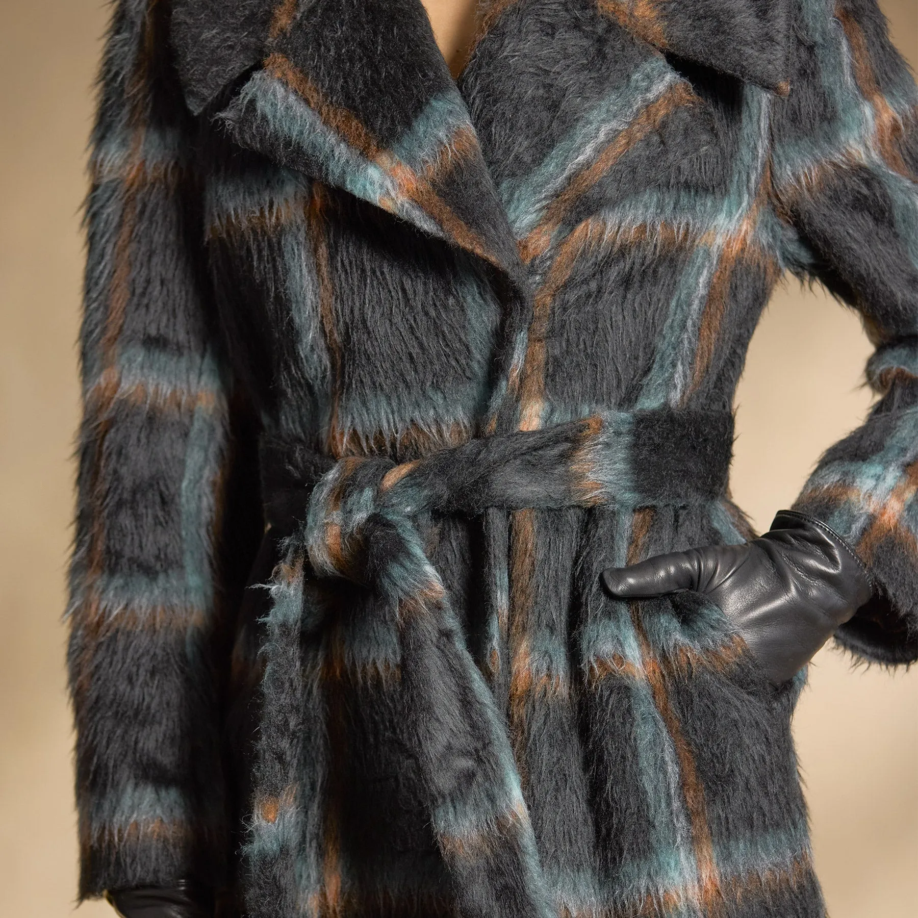 Rosemarie Plaid Coat