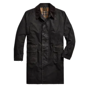 RRL by Ralph Lauren Waxed Cotton Coat Vintage Black