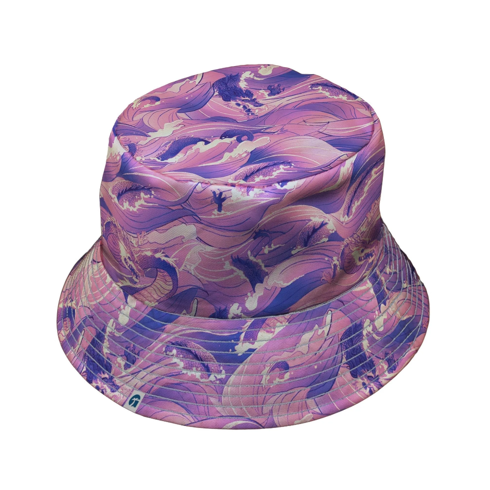 Serpent of the Sea Pink Anime Bucket Hat