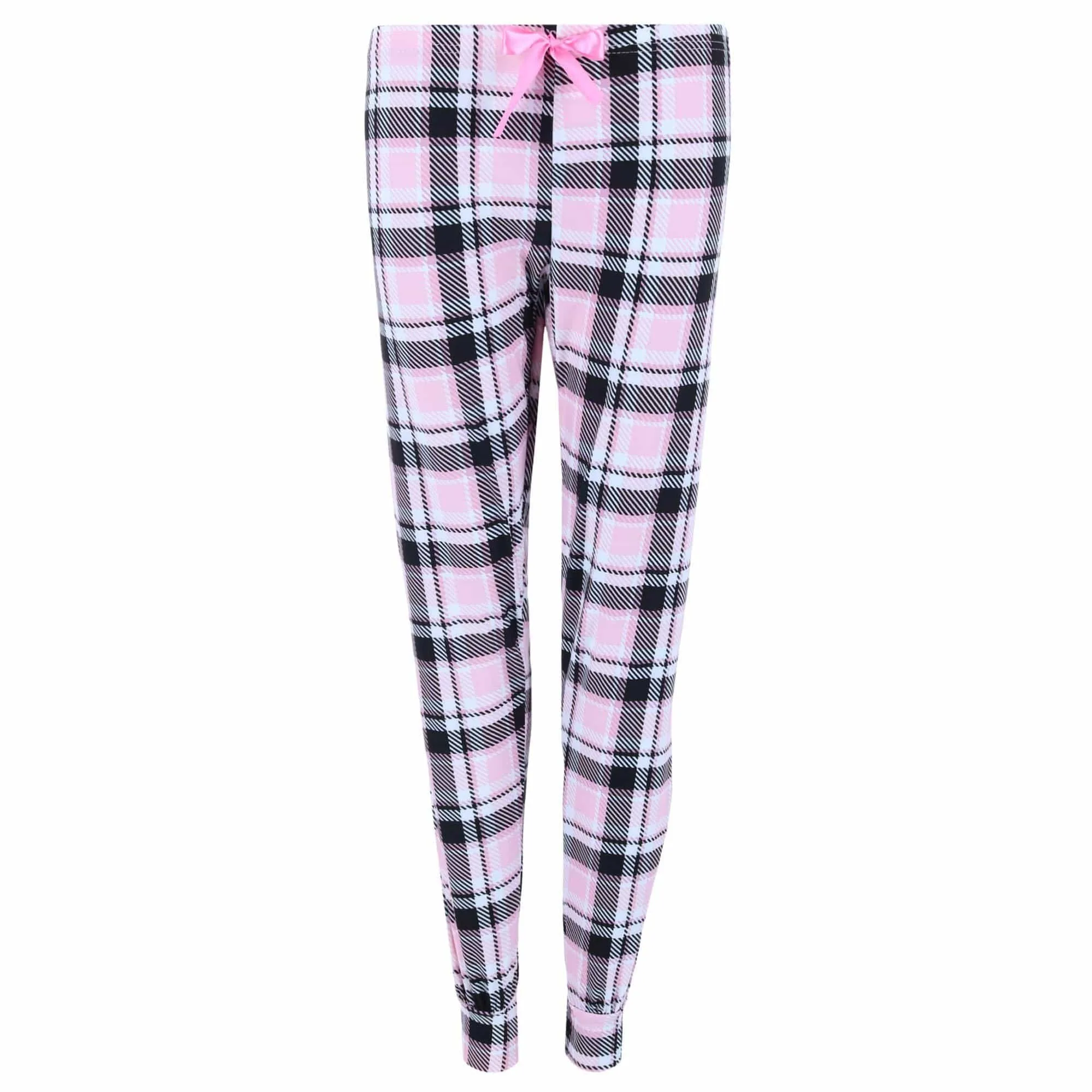 Sleep Junkie Women's Plaid Jogger Sleep Pants