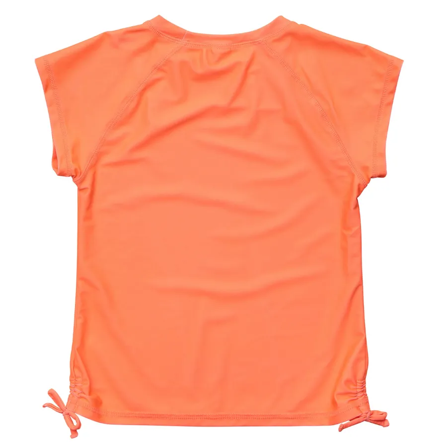 Snapper Rock Tangerine Short Sleeve Rash Top G10125S - Orange