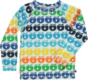 UV50 Swimwear T-shirt, Mini Retro Apples