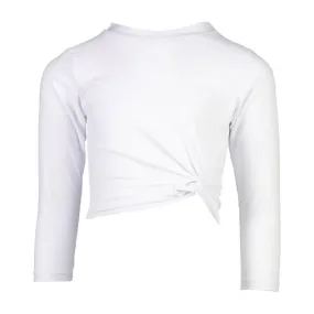 White L/S Wrap Rash Top Snapper Rock