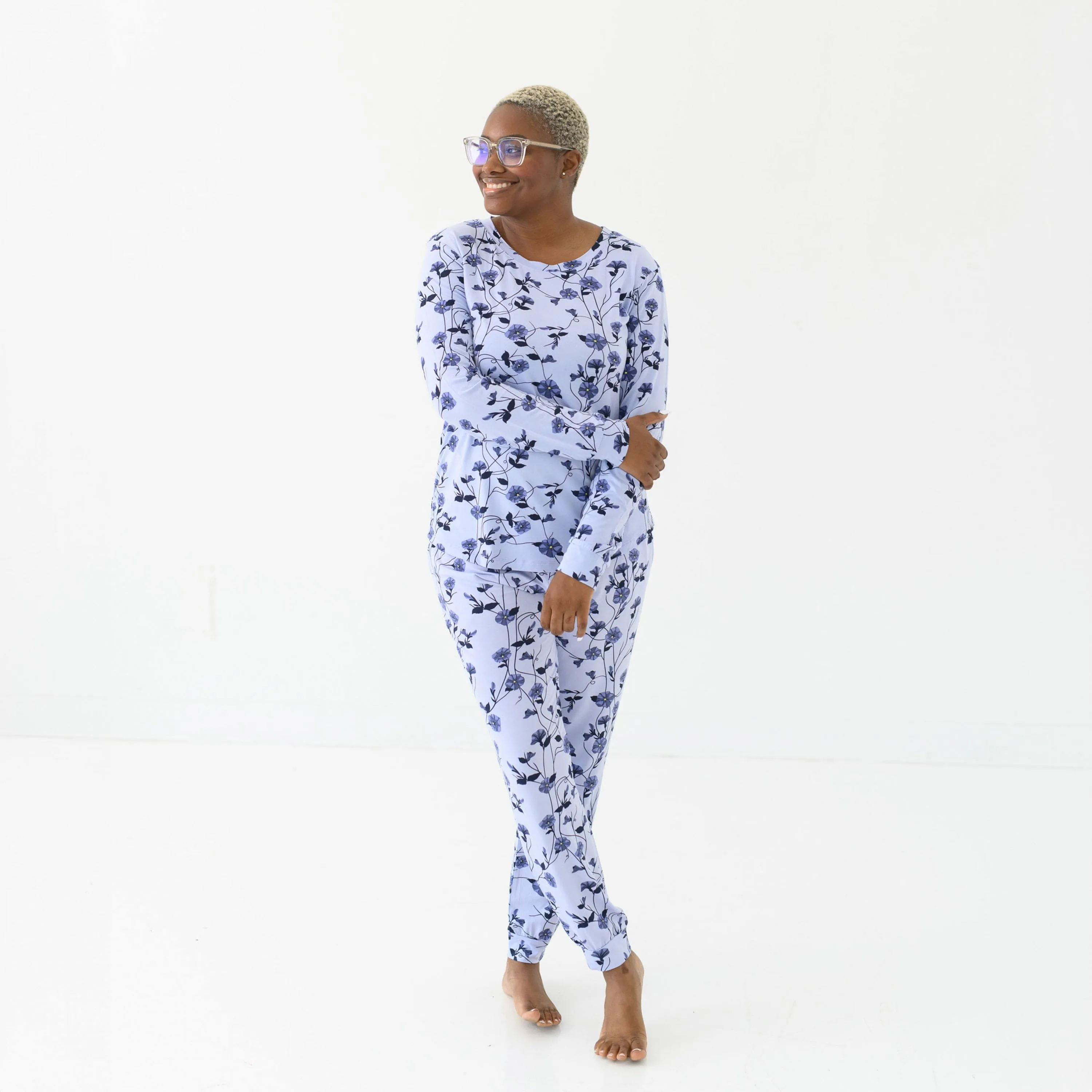 Women's Jogger Pajama Set in Petunia