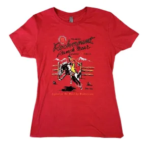 Women's Red Rockmount Bronc Western T-Shirt