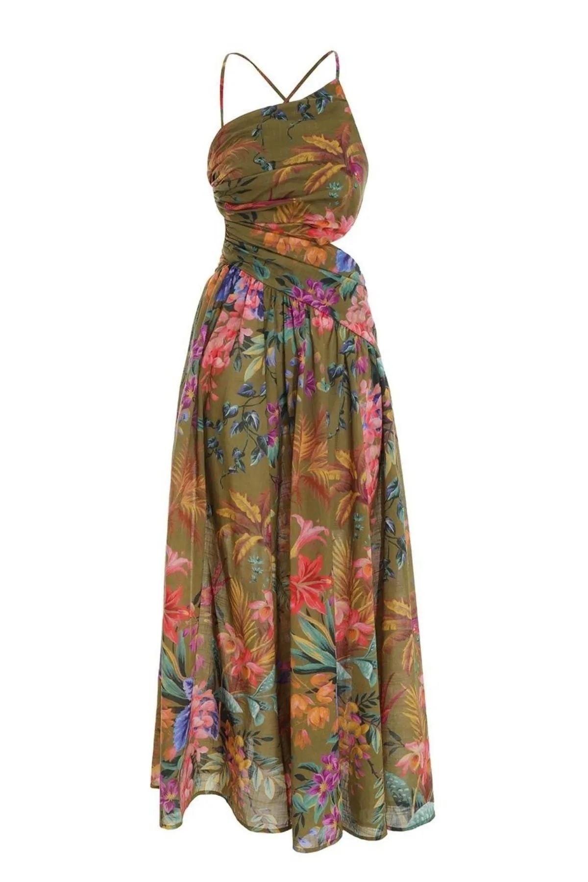 ZIMMERMANN Tropicana Assymetric Dress - RRP $650